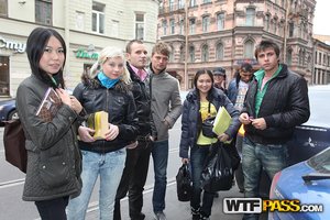 18 year old girl Emily Bender loses her virginity during sex on a leather sofa